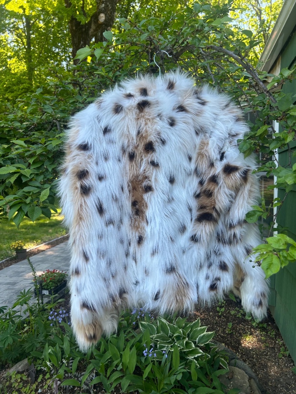 Faux fur coat